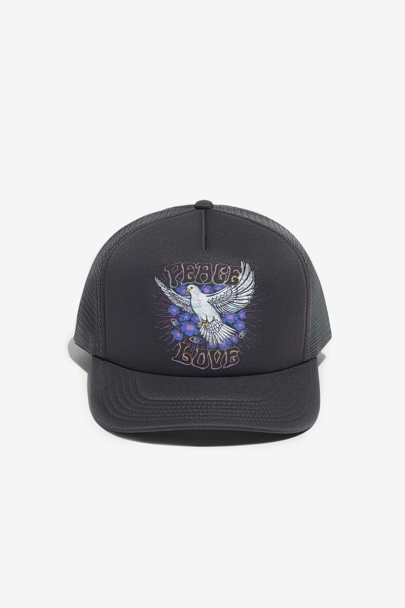 Peace Love Trucker Hat