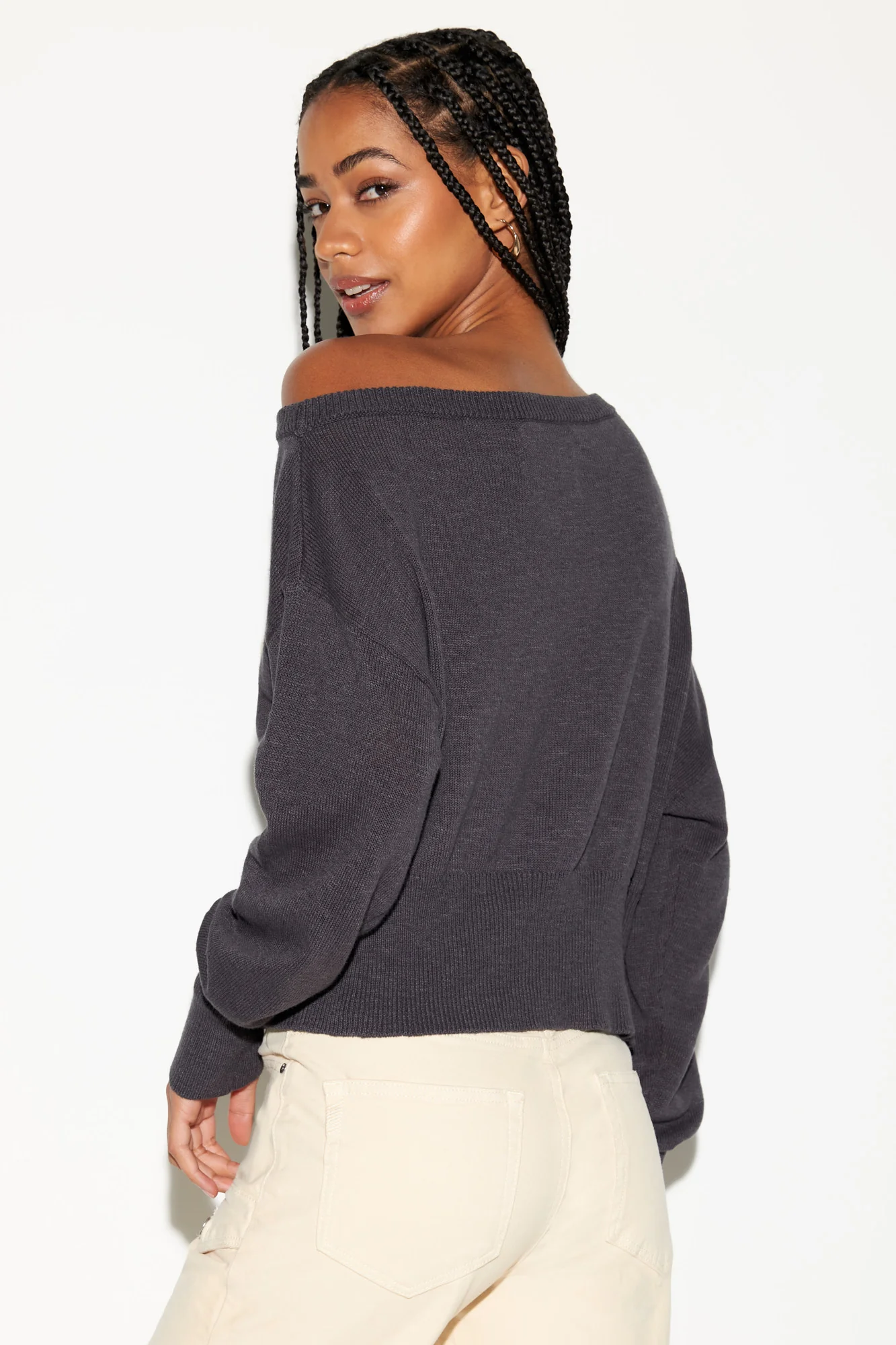 Beloved Devon Off Shoulder Sweater - Image 2