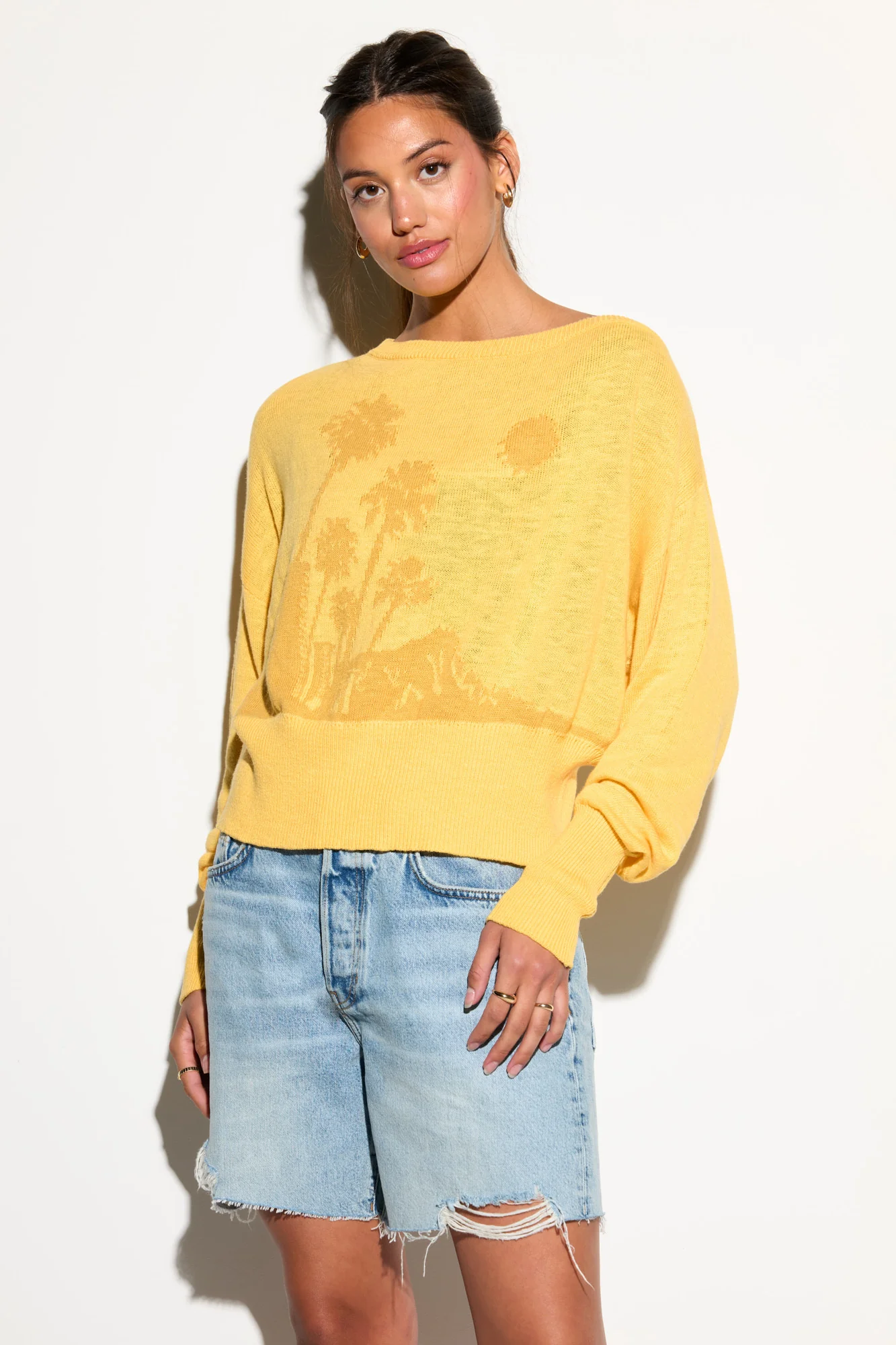 Telepathic Devon Off Shoulder Sweater