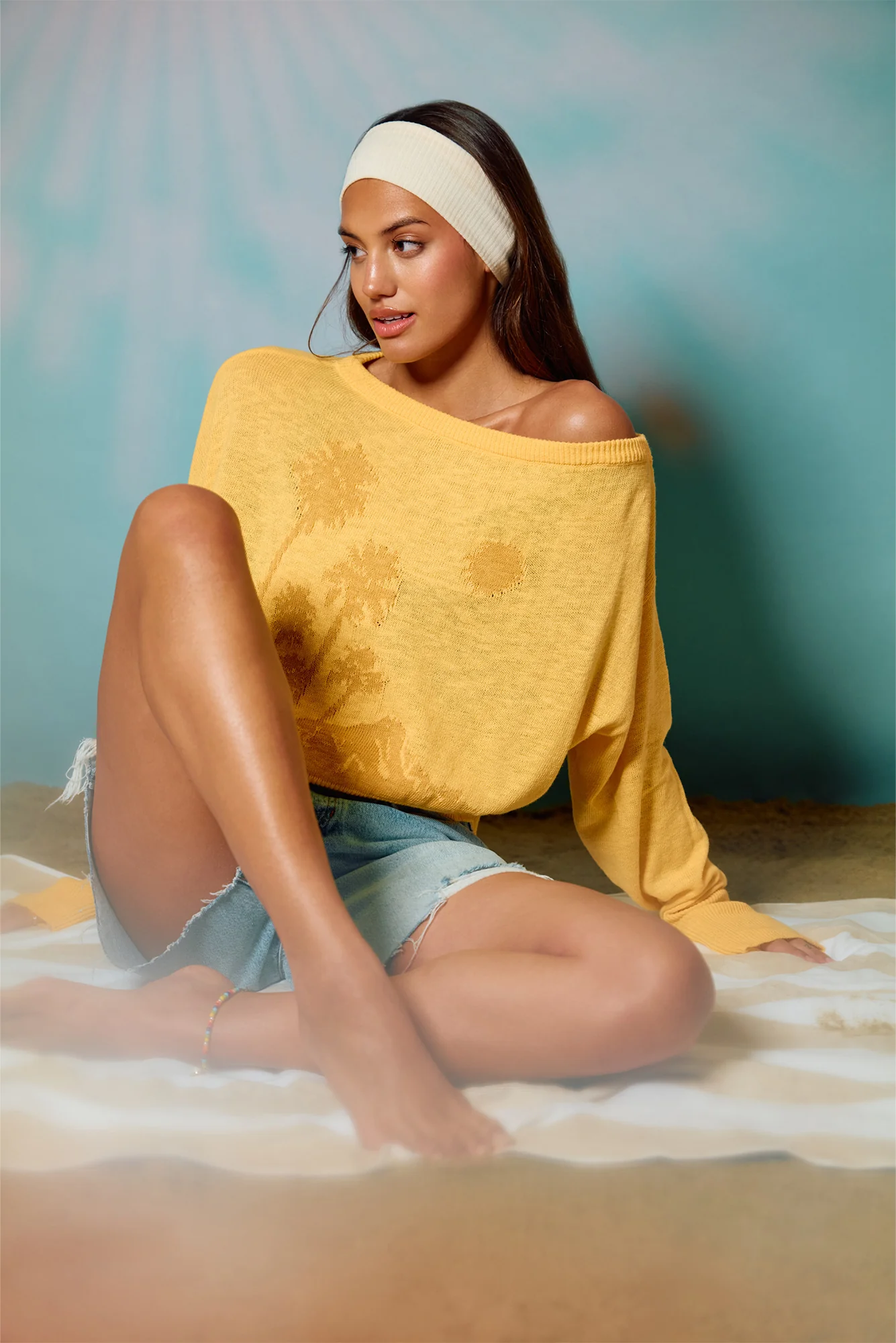 Telepathic Devon Off Shoulder Sweater - Image 2