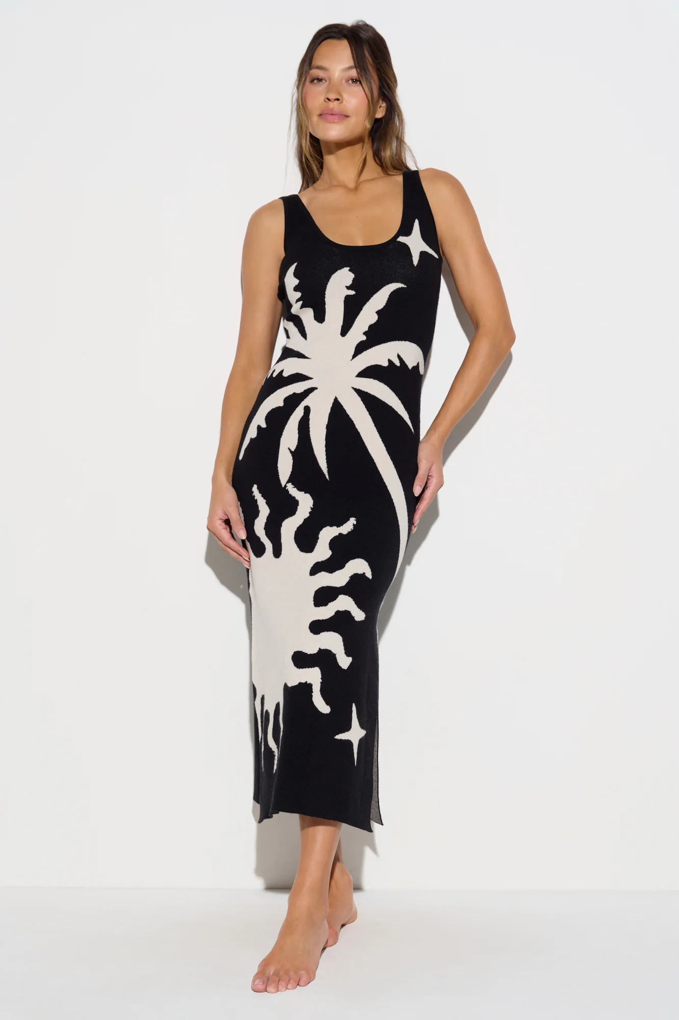 Yasmin Knit Tank Midi Dress
