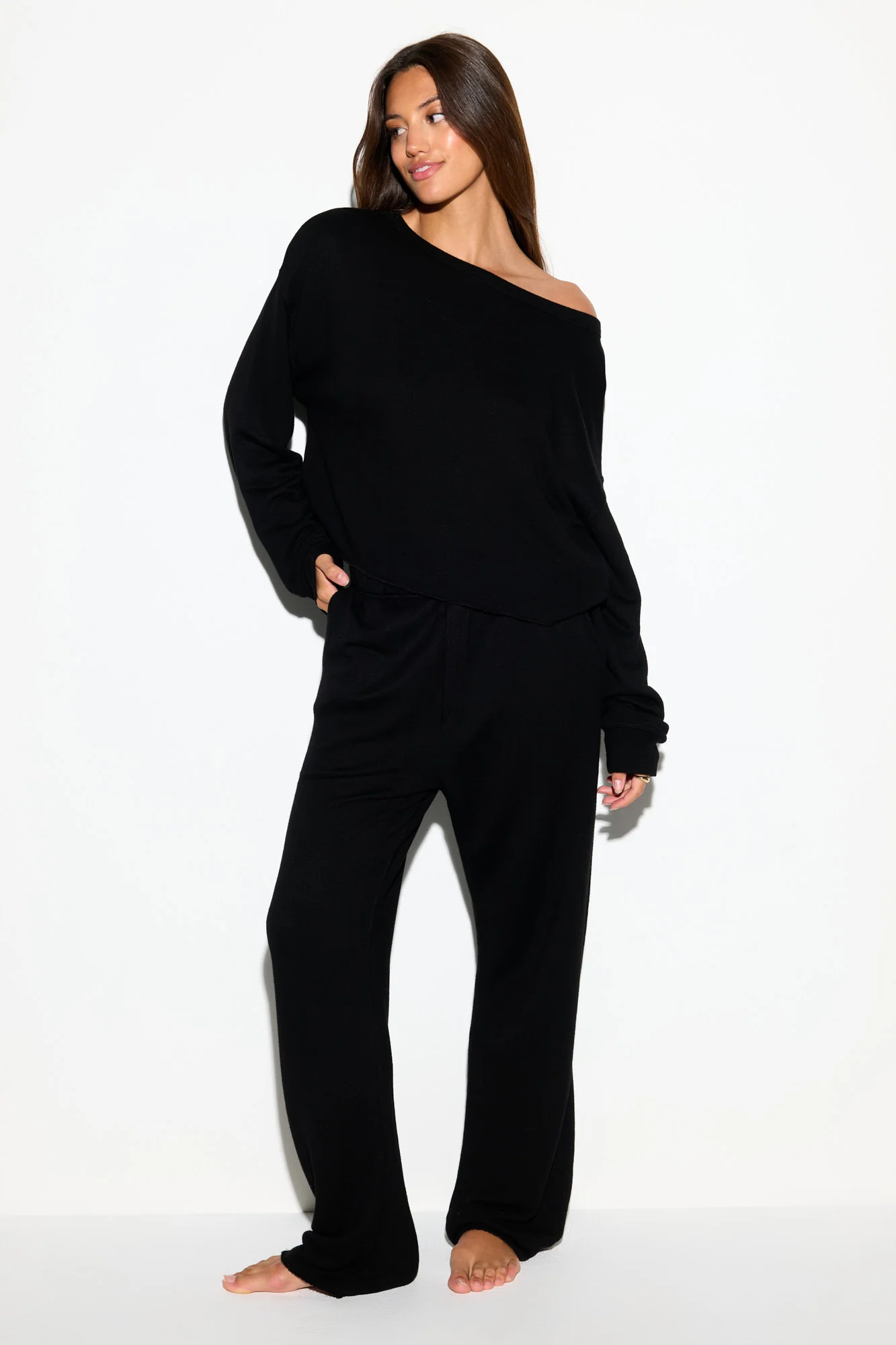 Bella Off Shoulder Sweatshirt - Image 5