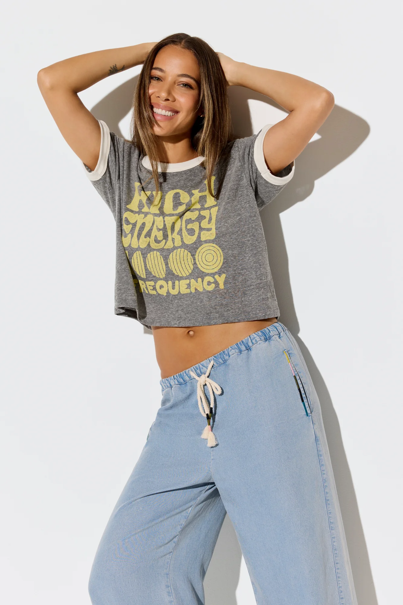 Melrose Short Sleeve Ringer Tee - Image 2